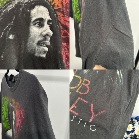 Zion Rootswear Bob Marley 2009 Allover Graphic Tshirt Size 2X - "Joey" - Picture 15 of 16
